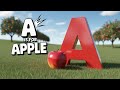 Phonics Song 2 with TWO Words in 3D - A For Airplane - ABC Alphabet Songs with Sounds for Children