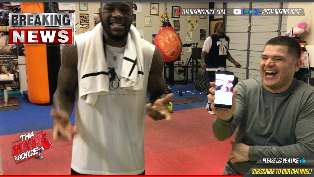 Deontay Wilder Reacts To Jarrell Millers Negative MEME On His