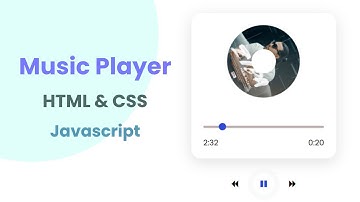 Create a Music Player with HTML, CSS, and JavaScript | Step-by-Step Tutorial