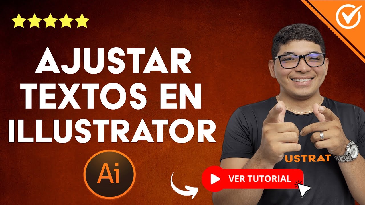 🔺 Cómo AJUSTAR UN TEXTO A DIFERENTES FORMAS en Illustrator 🔺 - YouTube