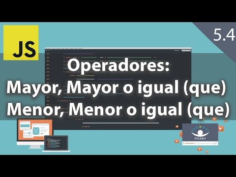 Video: ¿Cómo se escribe mayor o igual que en JavaScript?