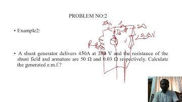 solved problem of dc generator