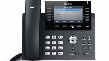 Yealink SIP-T46G - BroadSoft Directory & Call Log