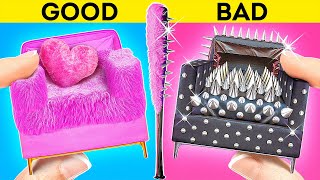 Good Vs Bad Girl Makeover Who Will Win The Crush In This Epic Beauty Challenge?