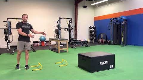 Double Lateral Hurdle Jump to Box Jump
