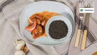 Zuppa di pesce con cous cous al nero di seppia - LE BUONE RICETTE DI PAM E PANORAMA