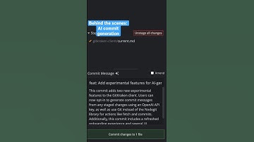 🦾 AI commit message generation for GitKraken Client #chatgpt #openai #git