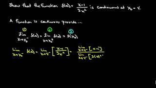 Video 320 Ch 3 Sec 1 Ex2 Showing Continuity at a Point 20121625