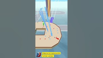 bridge race run io level 205 #game #gameplay #bridgerace #bridgerunio #mobilegamer #fungame