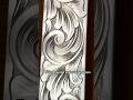 Hand engraving progress sterling silver bracelet #engraving #customjewelry #jewelrydesign #scroll