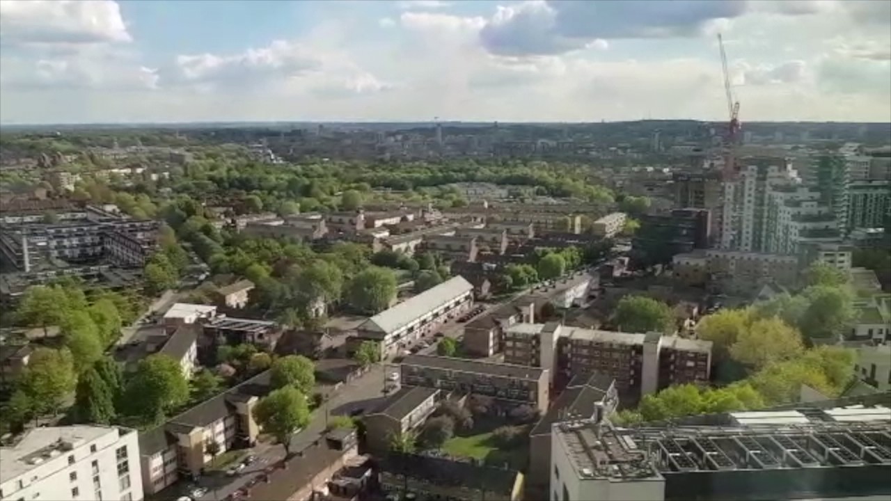 Dollar Bay, Canary Wharf, E14. A new residential development.