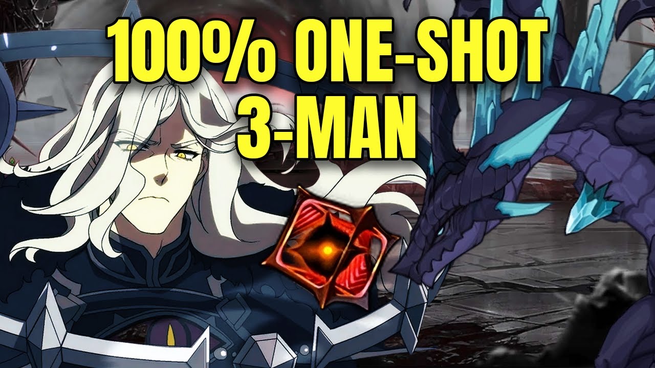 WYVERN 3-MAN 27-SECOND 100% ONE SHOT (OTHERWORLDLY HUNT) - Epic Seven