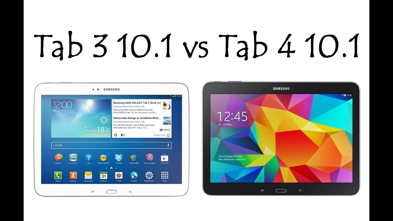 Galaxy Tab 4 10 1 2015 Vs Galaxy Tab 3 10 1 Youtube