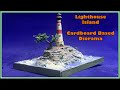 Lighthouse Island Cardboard Based Diorama