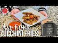 Air Fry Zucchini Fries | Easy veggie side dish in the Air Fryer | Ninja Foodi Recipes #shorts