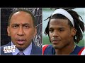 Stephen A. reacts to Cam Newton’s incident with a trash-talking camper | First Take