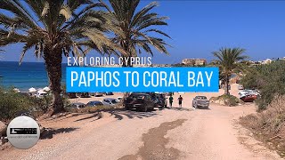 Paphos to Coral Bay in 4K, September 2021