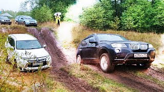 НИВЫ И УАЗЫ в ШОКЕ!! Хитрый BMW против внедорожников на бездорожье.