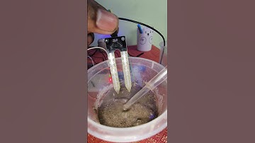 SOIL MOISTURE SENSOR PROJECT GSNCREATIONS #shorts #youtube #diy #arduino #project #soil #automatic
