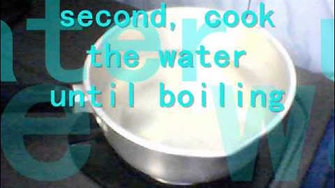 Procedural Text How to make spaghetti