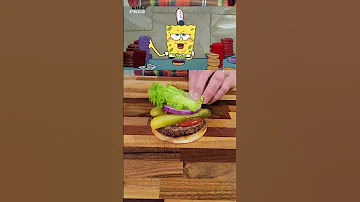 Get Ready To Flip This Krabby Patty! 😋 #shorts #spongebob #squidward #krabbypatty