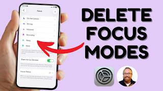 How to Delete a Focus Mode on iPhone #iphone #iphonetips