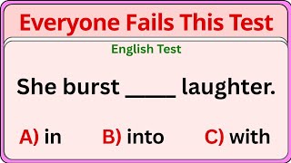 English Grammar Test 🎓 E 4 English 🎓 Everyone Fails This Test 