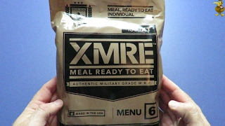 MRE Review - XMRE Vegetable Taco Pasta - Menu 6 (2014)