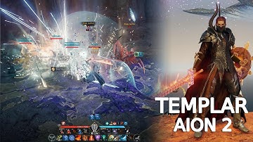 Aion 2 Templar 1300 CP Gameplay | Draupnir dungeon Lv45 Run