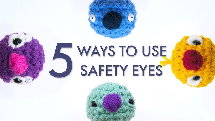 How to Attach Safety Eyes To Your Amigurumi - CrochetKim™