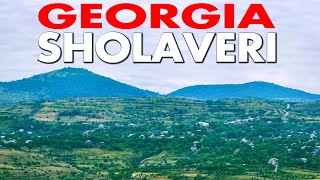 Вид Сверху На Село Шолавери - Грузия Обзорный Тур
