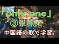 中国語の歌で学習♪「Only One」3张栋梁☆☆☆中国語の歌詞と日本語訳をご紹介します。