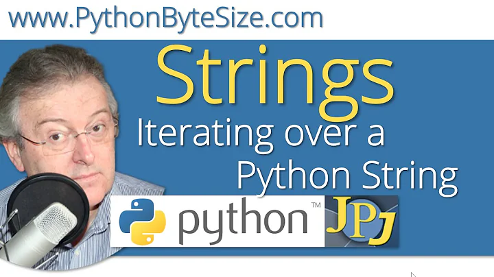 Iterating over a Python String