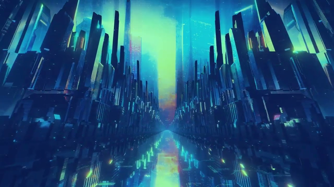 Calming music with beautiful visual effects.