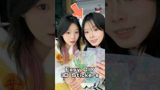 Cómo hacer pegatinas 3D DIY gratis en casa