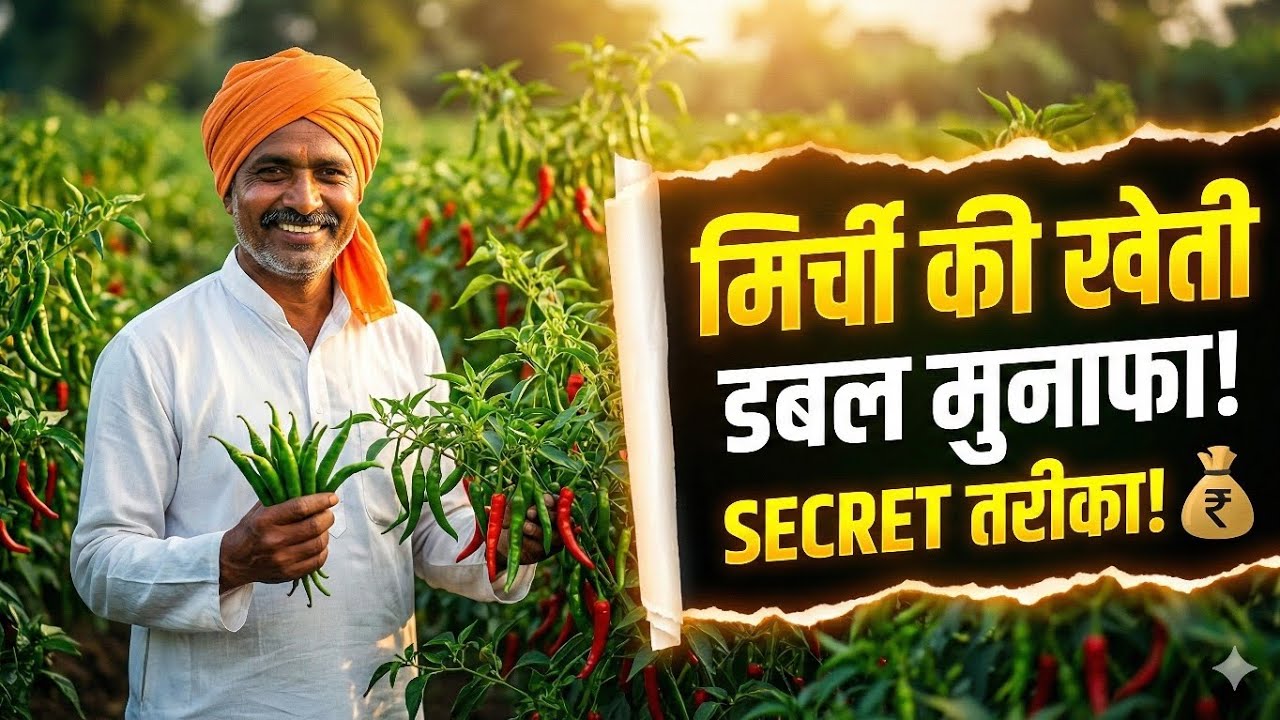 मिर्ची की खेती का SECRET तरीका 🌶️ | कम लागत में डबल मुनाफा