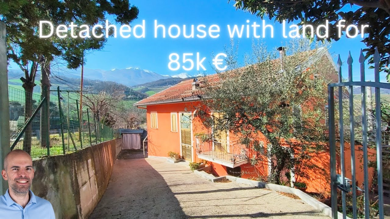* SOLD* Detached House With Land in the Mountains | Montebello Di Bertona Abruzzo Italy Virtual Tour