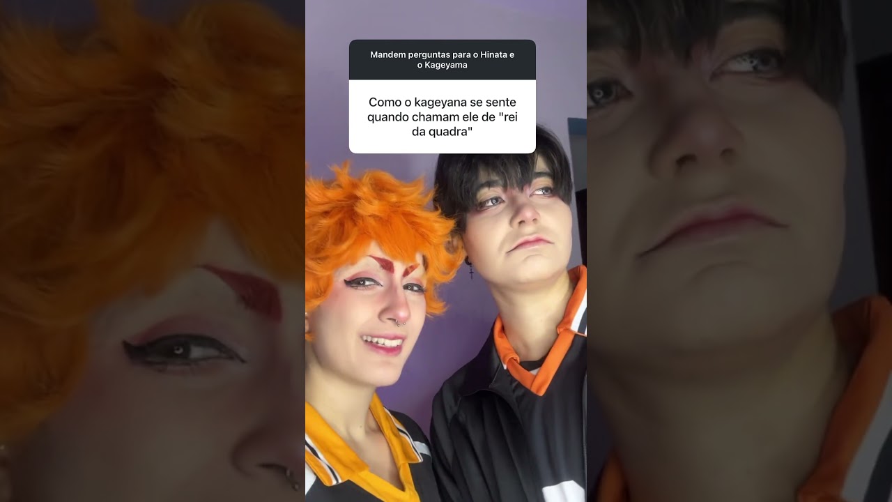 Hinata e Kageyama respondem#hinata #kageyama #haikyuu