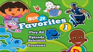 Nick Jr. Favorites 1 DVD Menu Walkthrough 