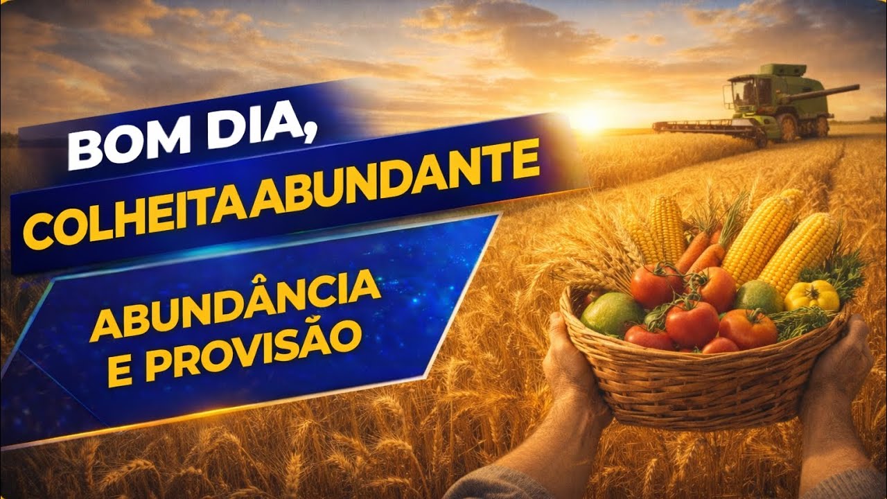 BOM DIA, ESPÍRITO SANTO || 15 DE JANEIRO || COLHEITA ABUNDANTE 