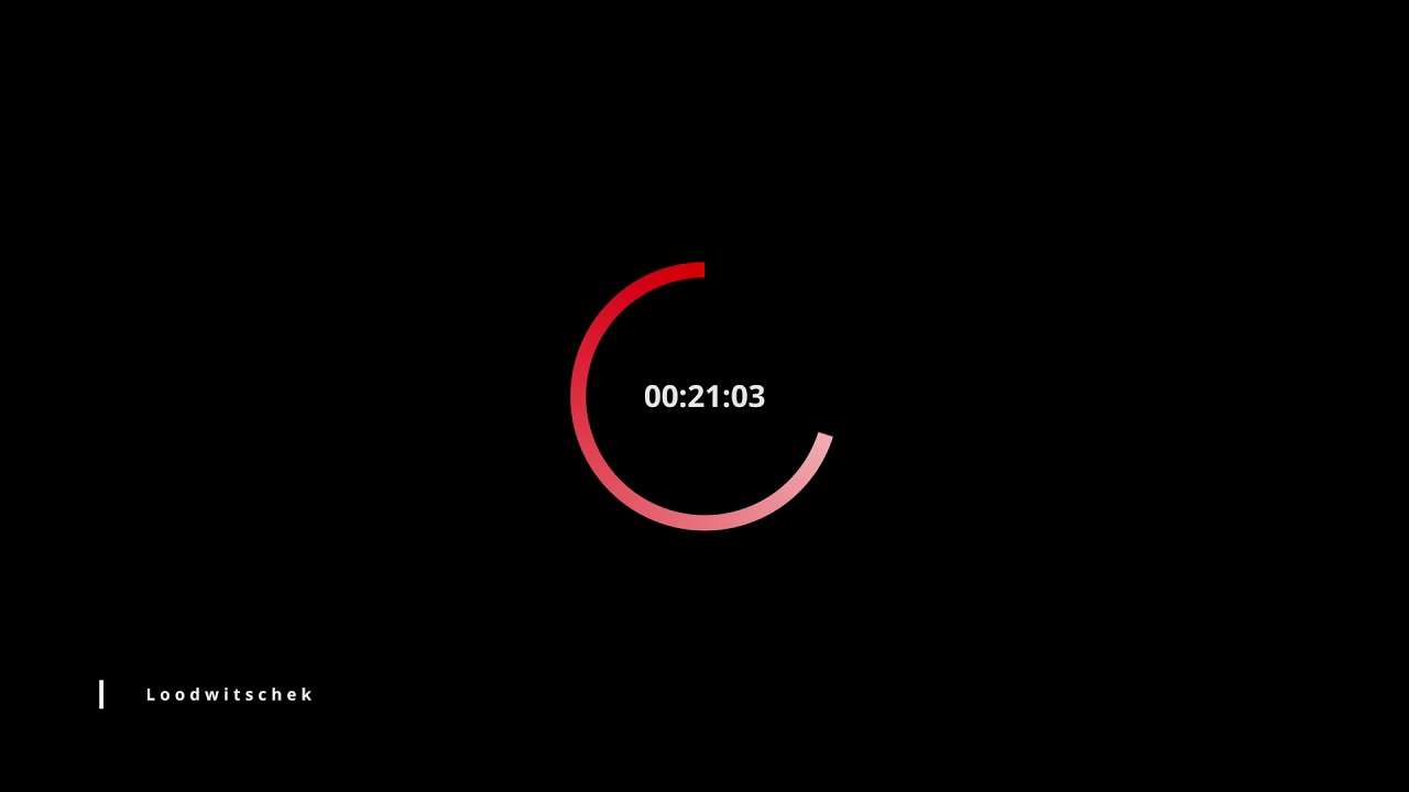 30 Minutes Light Rain Black Background