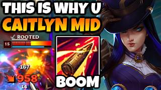 Caitlyn Mid damage scales SO FAST. 3 items and now one auto can hit for OVER 1000