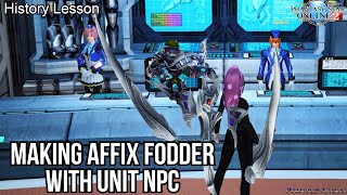 PSO2 - Making Basic Stat Enhancement Ability using the NPC Shop [History Lesson]