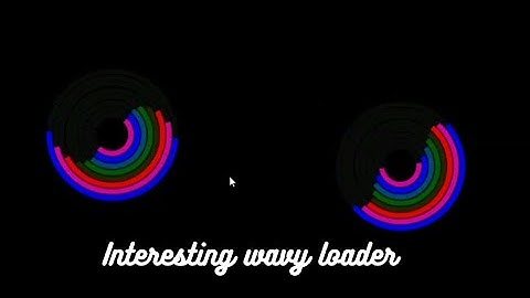 Interesting wavy loader animation css only || css tutorial