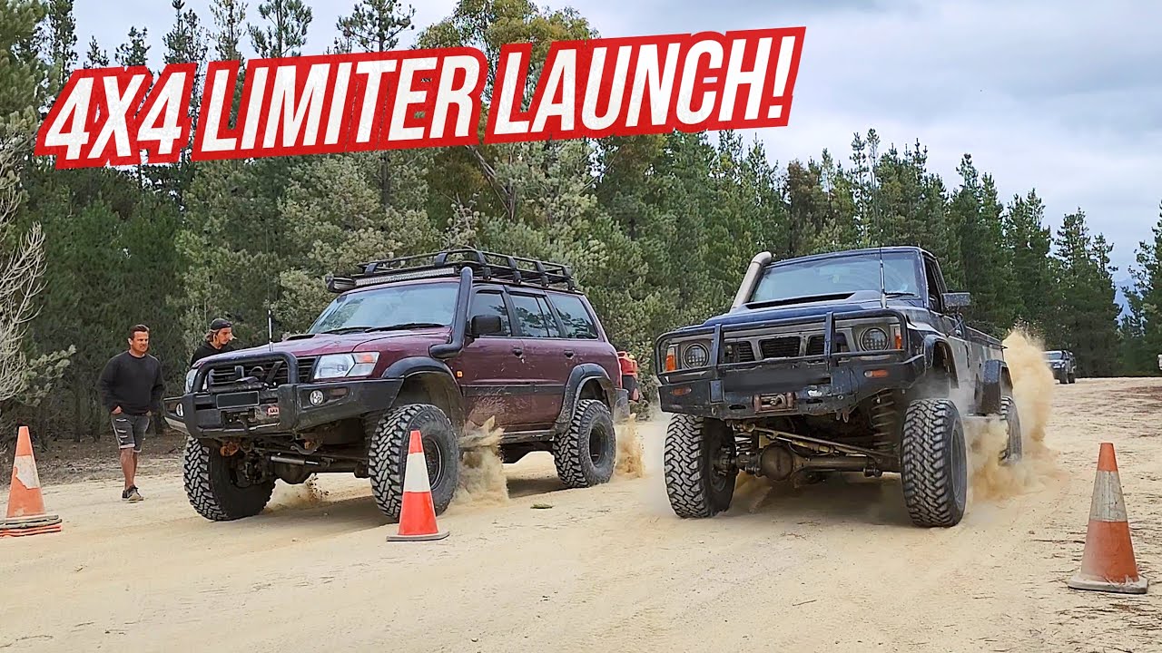 Дрэг-рейсинг 4x4! - Turbo Barra против LS Patrols!!