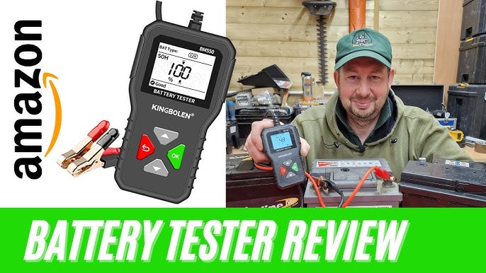 KINGBOLEN BM550 6V 12V 24V Car Battery Tester 100-2000 CCA Voltage Tester  2Ah-220Ah Unboxing Review 