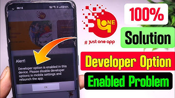 pnb one developer option enabled Problem | pnb one login developer option is enabled in this device