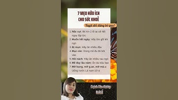 MẸO HỮU ÍCH CHO SỨC KHỎE #LeamOnTikTok #songkhoe247 #suckhoe #lamdep #xuhuong #trinhthuhuong