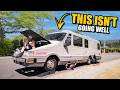 My New Rare and Expensive RV Exploded on the Freeway... RV Trip Day - 2