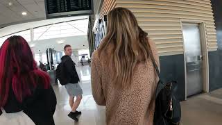 Traveling Delta's New LAX Terminal to Detroit's McNamara Terminal - 4K